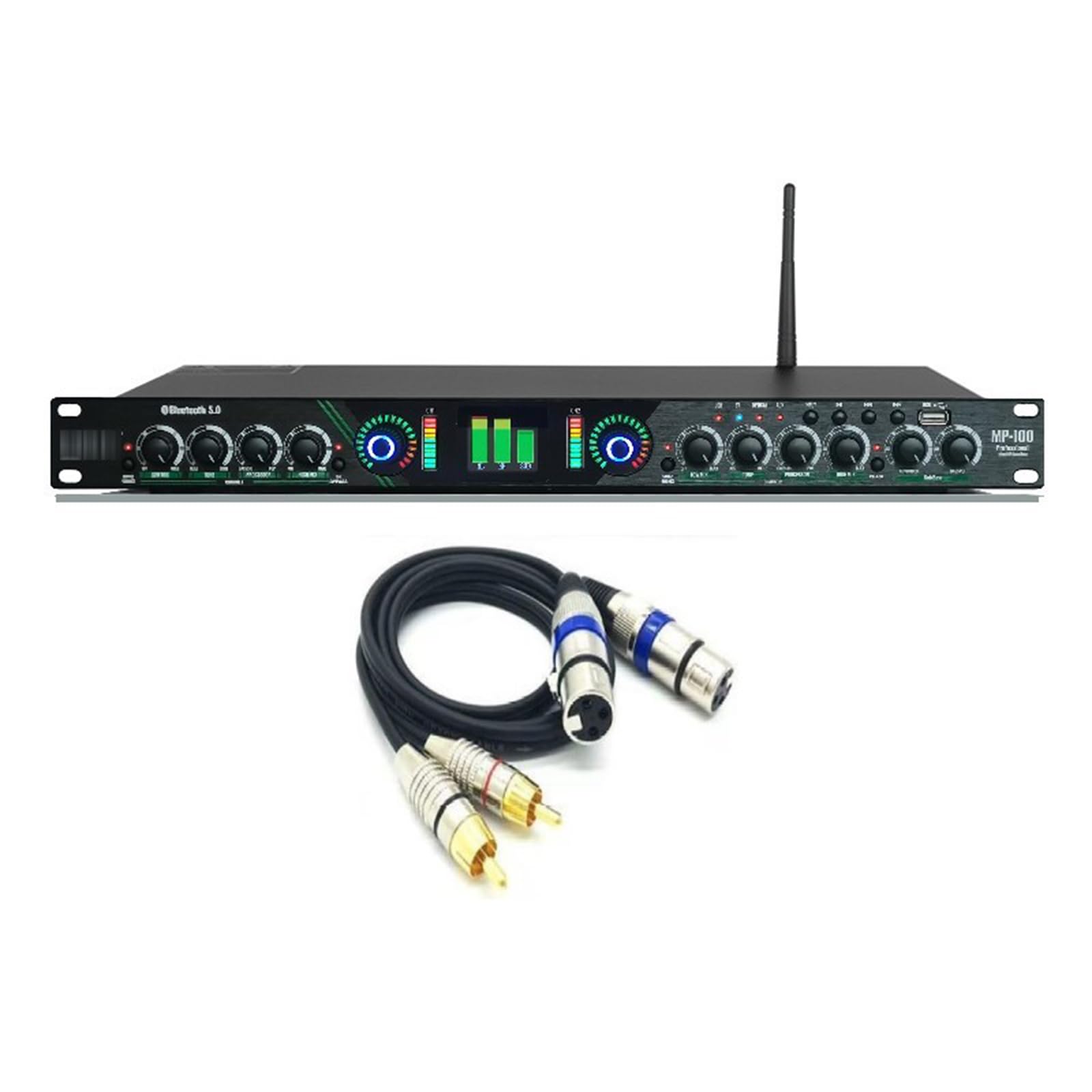 Jednostka efektów przedwzmacniacza, cyfrowy procesor audio, inteligentna ochrona przed wyciem, obsługuje wiele formatów bezstratnych, łączność USB i Bluetooth 5.0 dla wydajności scenicznej