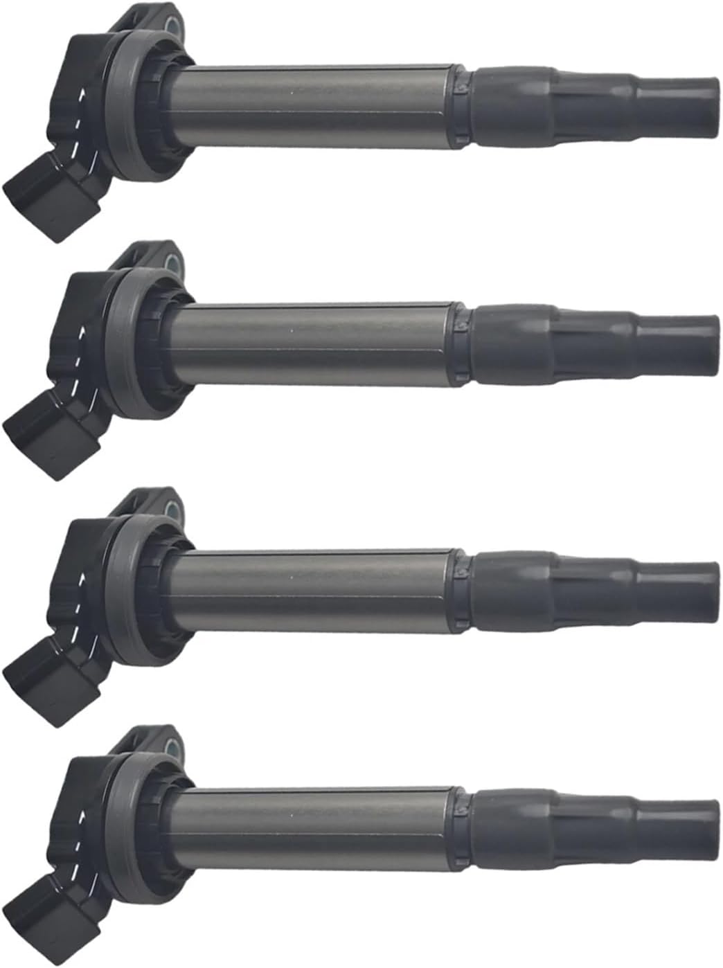 4x Denso OEM 90919-02258 Ignition Coils & Spark Plugs Kit For Toyota Corolla Prius