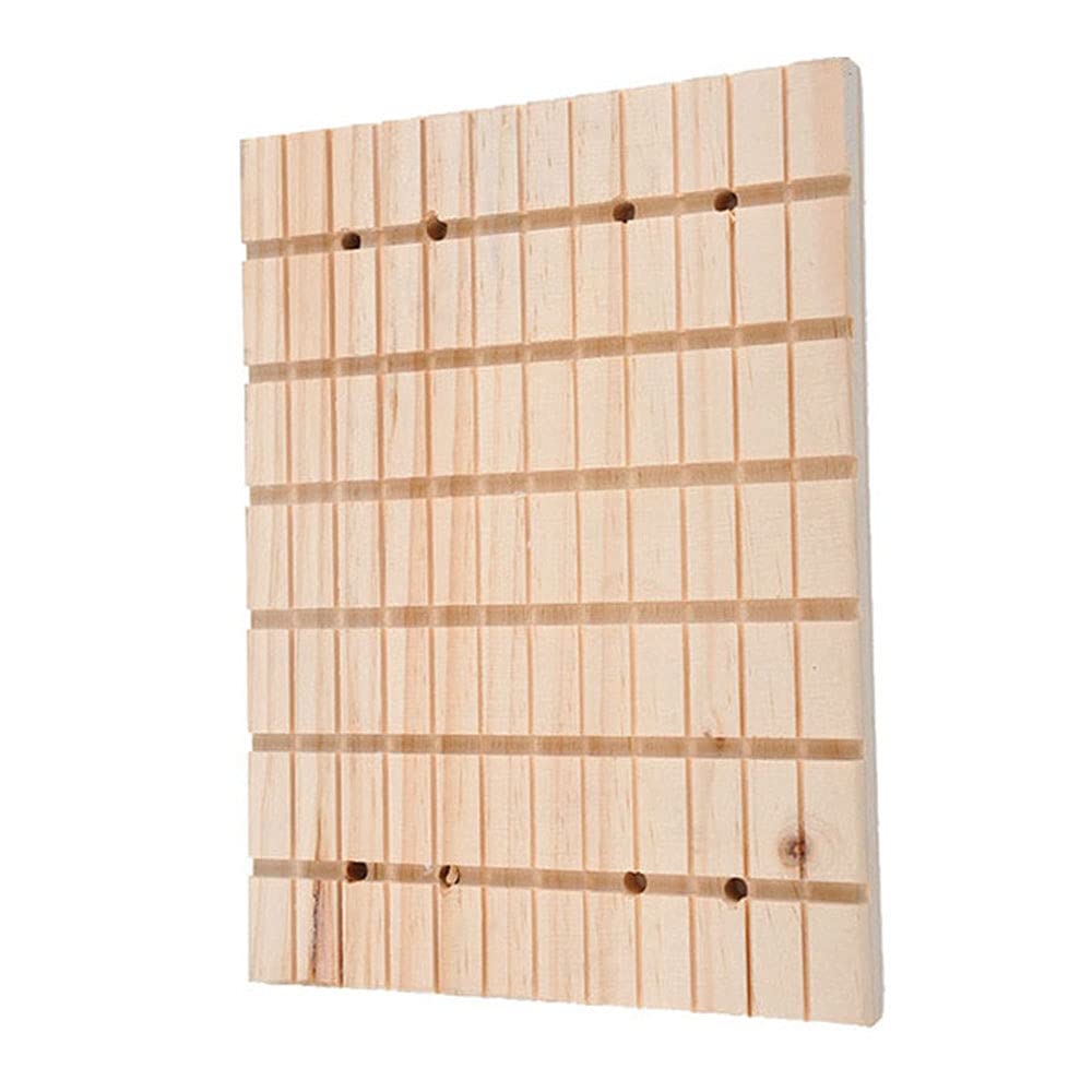 Ancllo Beige Bunny Board Rabbit Foot Pad Chinchilla Guinea Pig Scratching Wood Board