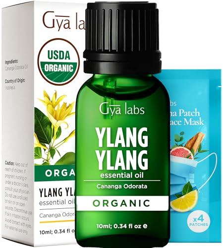 Gya Labs Aceite esencial ylangylang orgánico para difusor - Aceite esencial ylang ylang...