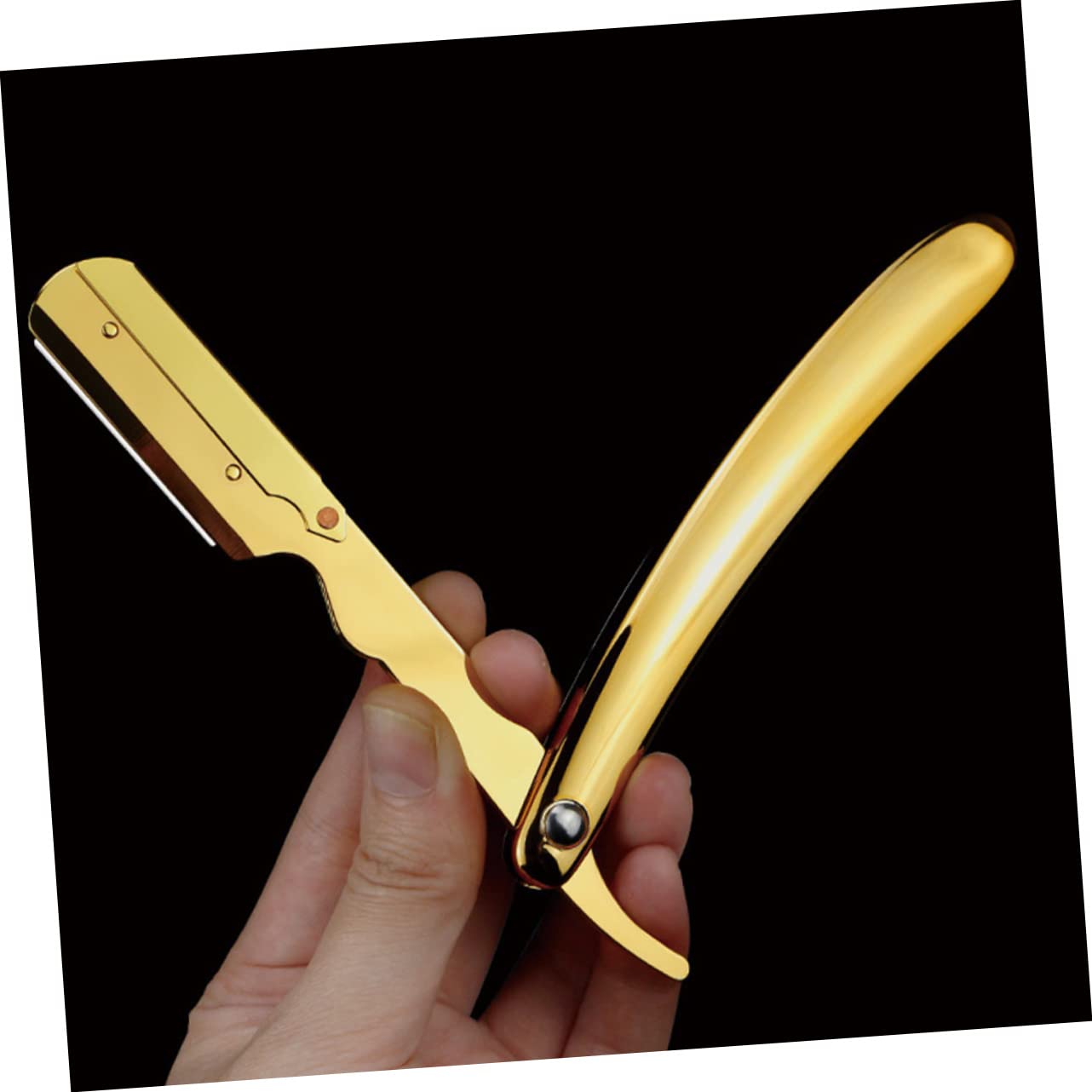 OHPHCALL Manual Beard Trimmer Razor Blade Holder Includes Single Blade for Men for Grooming and Eyebrow Shaving