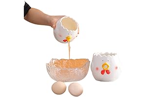 Cute Country Chicken Ceramic Egg Separator