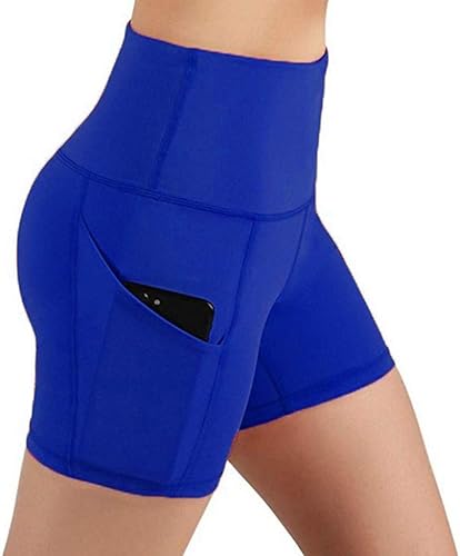 Miniatura 2 de Uillui Leggings capri con bolsillos para mujer, con control de abdomen, elásticos, de cintura alta, pantalones de yoga, entrenamiento de verano,