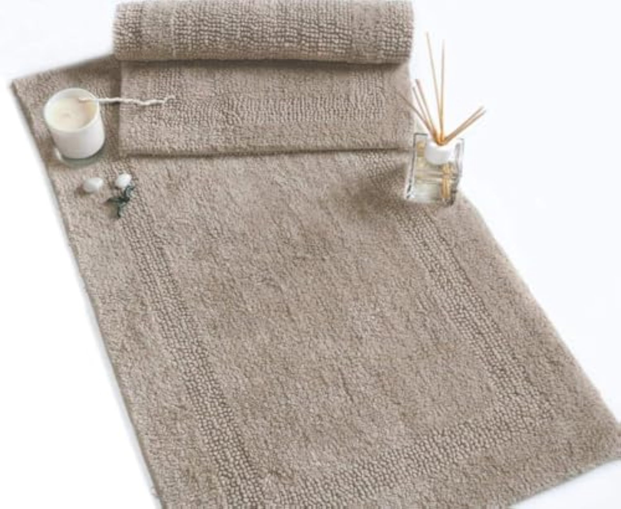 Reversible Cotton Bath Rugs Area Rugs for Spa