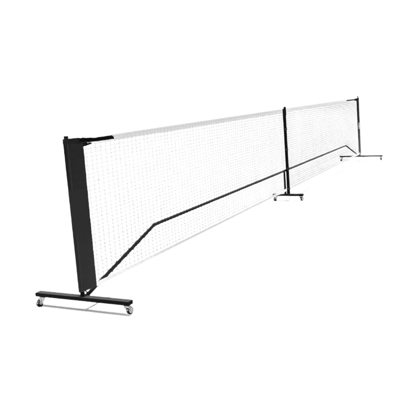 Rete da Tennis regolamentare di Dimensioni Standard con Struttura in Metallo, Montaggio Semplice e Costruzione Durevole, Gioco competitivo, Rete da Badminton da 22 Piedi