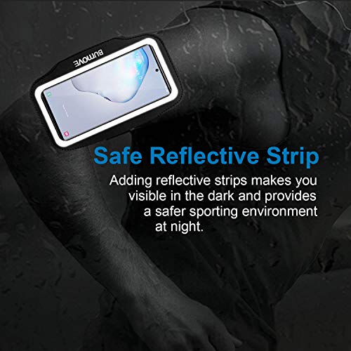 Galaxy S10E Armband, Bumove Gym Running Workouts Sports Phone Arm Band For Samsung Galaxy S10E With Card Holder (Black) #TOP7