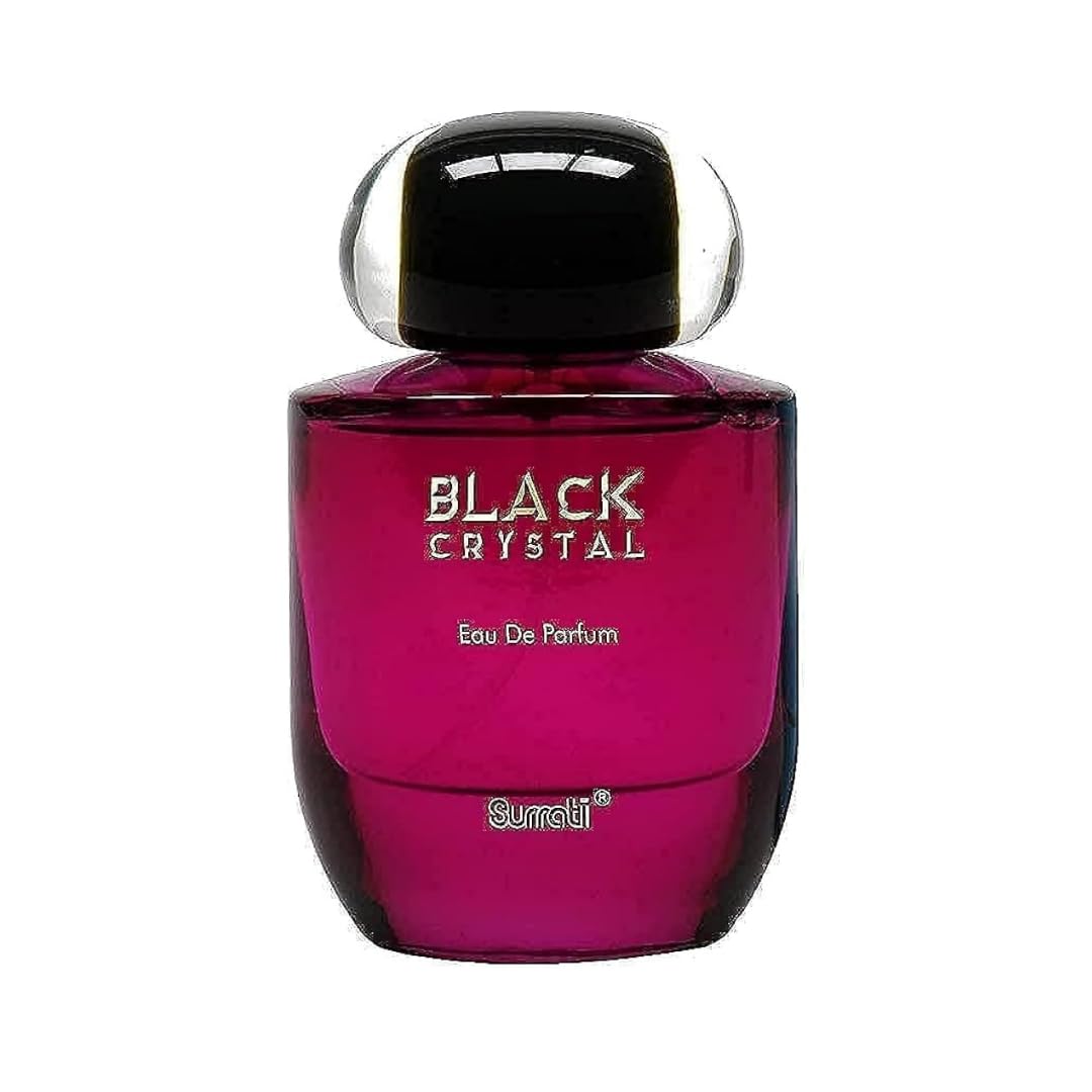 Surrati Black Crystal Arabian Perfumes For Women - Eau de Parfum Spray 100ML (3.4 OZ), Exotic Womens Perfume With Vanilla, Blasamic & Oriental Notes - Long Lasting Perfume For All Day Freshness - Image 2