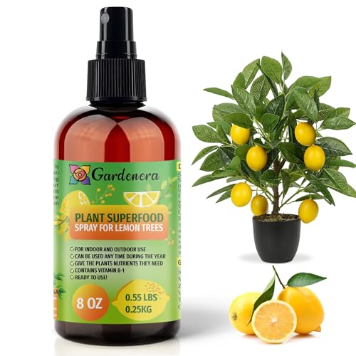 Plant Superfood for Lemon Tree with B1 Vitamin, Glucose and Essential Minerals - Organic Plant Food...