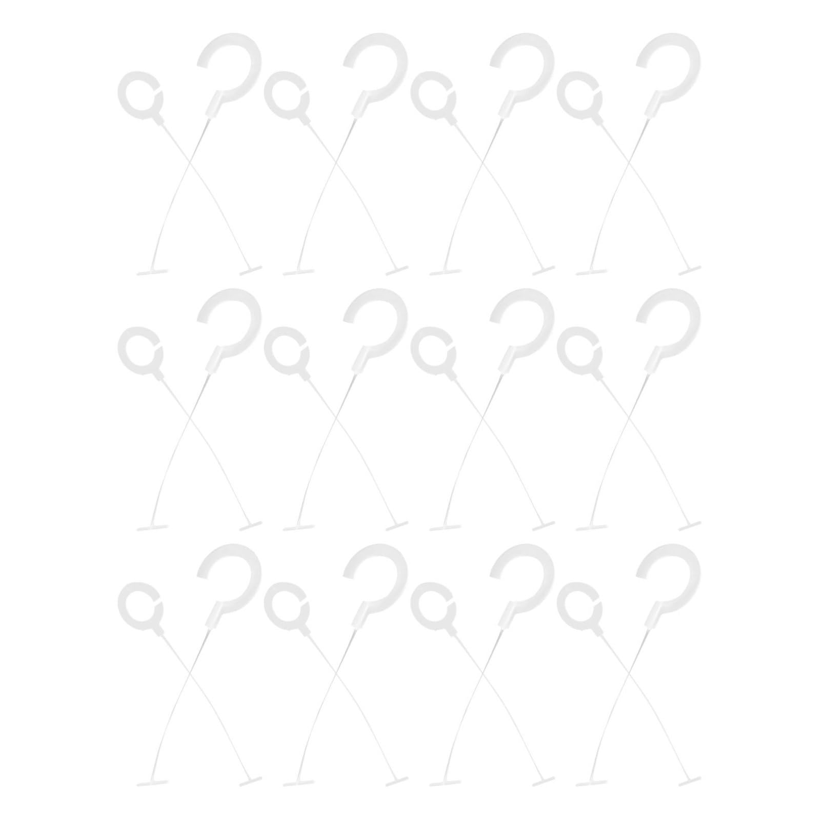 SECFOU 10000 Sztuk Szt Plastikowych Złączek J Hooks Do Pistoletu Do Etykietowania Uniwersalne Szybkie Złączki Delikatne dla Tkanin Kompatybilne z Różnymi Pistoletami i Długości