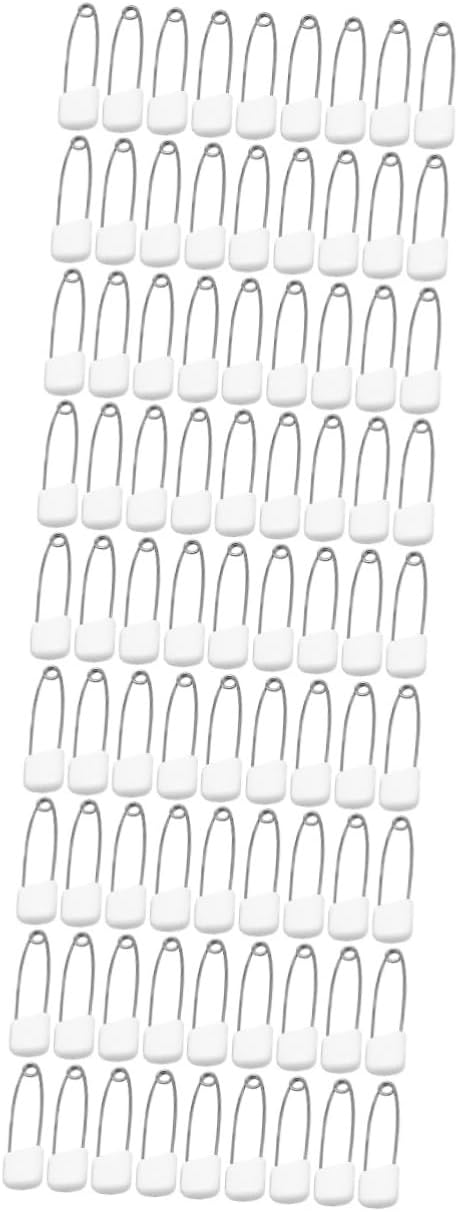 STOBOK 300pcs Safety Plastic Ends Diaper for Cloth Diapers Bibs and Crafts for Showers and Everyday Use