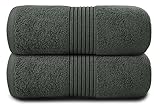 Zuperia Bath Sheets 35' x 70' Set of 2 Ultra Soft 600 GSM 100% Combed Cotton Extra Large Bath...