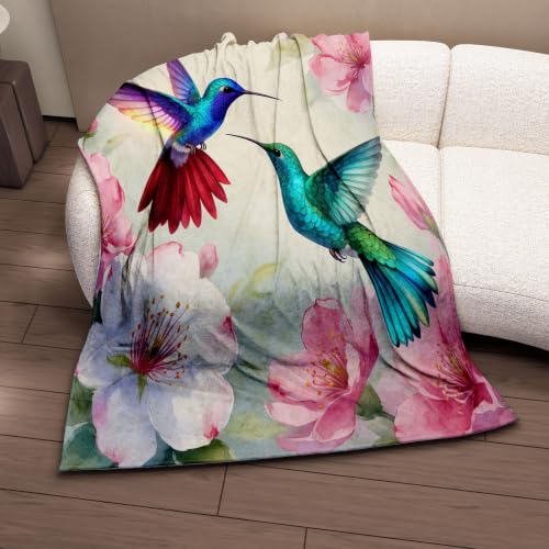 Couverture colibri douce plaid polaire chaleureux pour réconforter toute la famille - 4