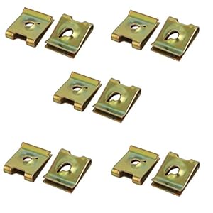 sourcing map 20 Stück U Mutter M3/ST3.0