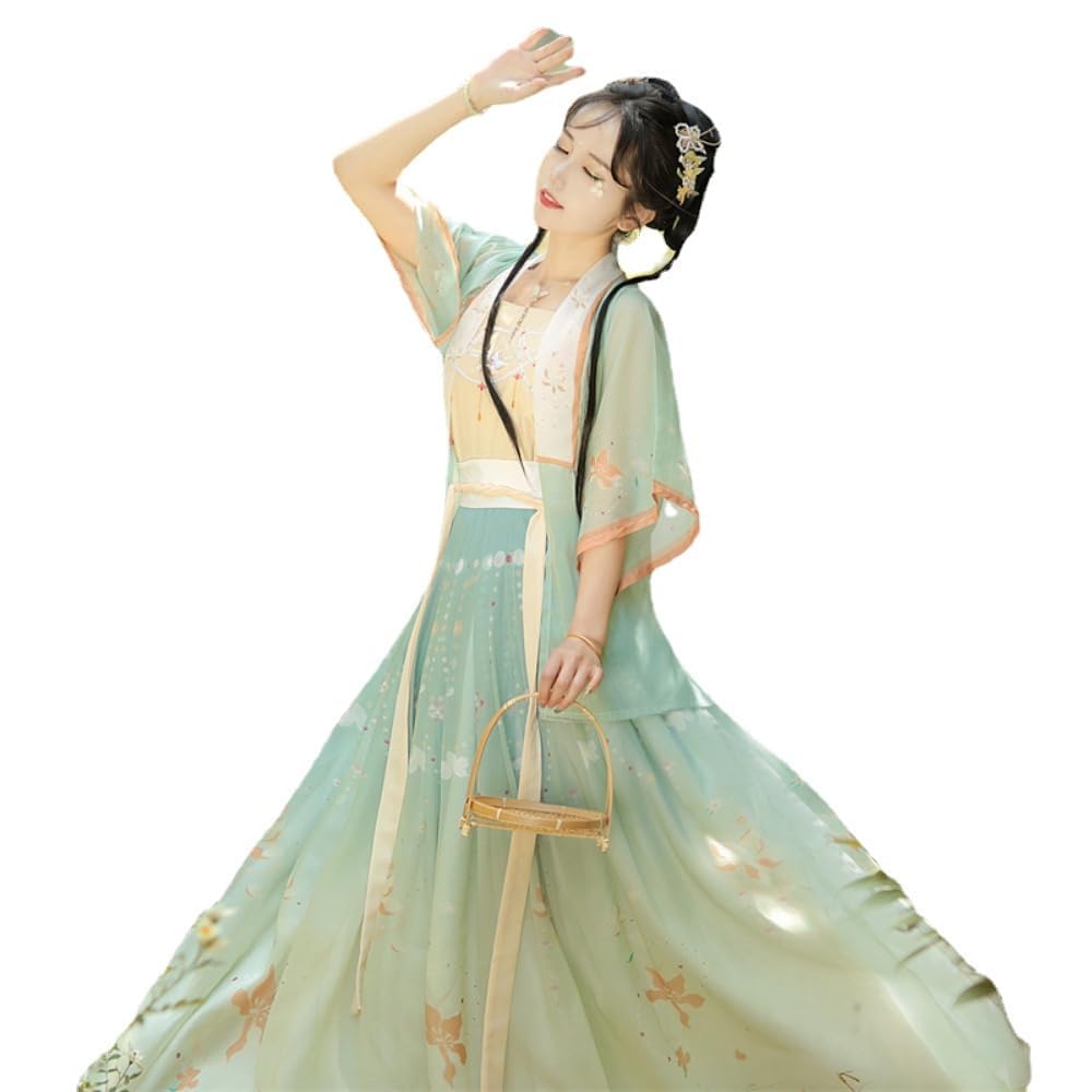 Hanfu para mujer de estilo Dinastía Song con falda Ru diaria en talla M
