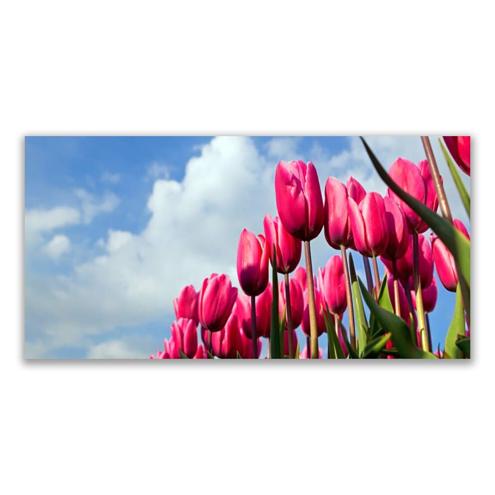 Impression sur Verre Acrylique Tulup 140x70cm Tableau Mural Fleur