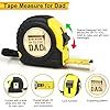 Tifeson 8PCS Father Day Gifts, Gifts for Dad from Daughter Son Kids Wife Includes Tumbler, Tape Measure, Socks, Card for Fathers Day, Dad Birthday Gift