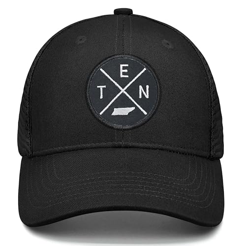 Ten Tennessee Trucker Hat for Men & Women & Unisex Mesh Unite State City Adjustable Baseball Cap