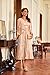 Mother of The Bride Dress with Jacket Wedding Guest Dresses 2024 Rose Gold 16