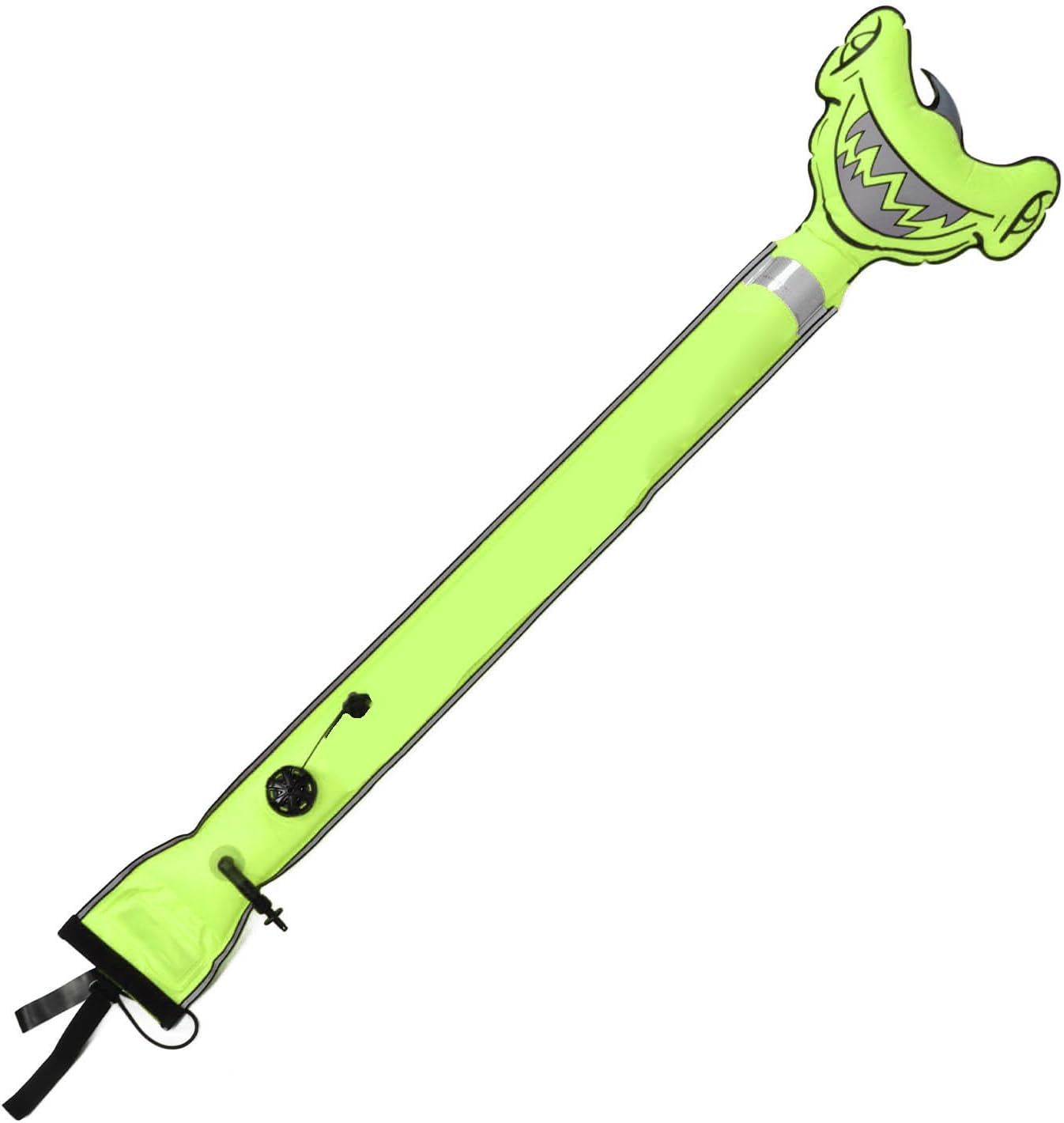 Surface Marker Buoy Scuba Diving Inflatable Safety Tube High Visibility Orange, Durable Nylon, Lightweight 59 Inch - Easy Inflation, Essential Scuba Gear Diving Accessories for