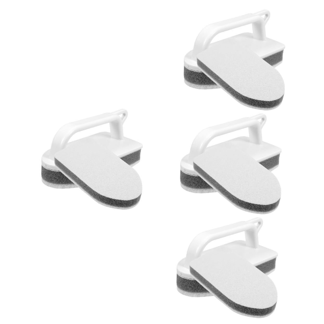 4 Juegos Esponja de Limpieza Multifuncional con Ergonómico y Cocina de Esponja y Cabezal Reemplazable Superficies y Eliminación de Suciedad