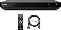 Leitor de Blu-ray UHD 4K livre de região, compatível com Sony UBP-X700U | Sem código de várias regiões | Reprodução UHD 4K, Blu-ray Zone A, B, C Plus DVD Região 0-8 | 3D, 4K | Dynastar HDMI de 1,8 m