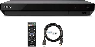Region Free 4k UHD Blu-ray Player Compatible with Sony UBP-X700U | Multi-Region Code Free | UHD 4K Playback, Blu-ray Zone A, B, C Plus DVD Region 0-8 | 3D, 4K| Dynastar 6FT HDMI