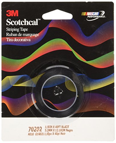 3M - 70202 Scotch Scotchcal Striping Tape: 1/8 in. x 40 ft. (Black)