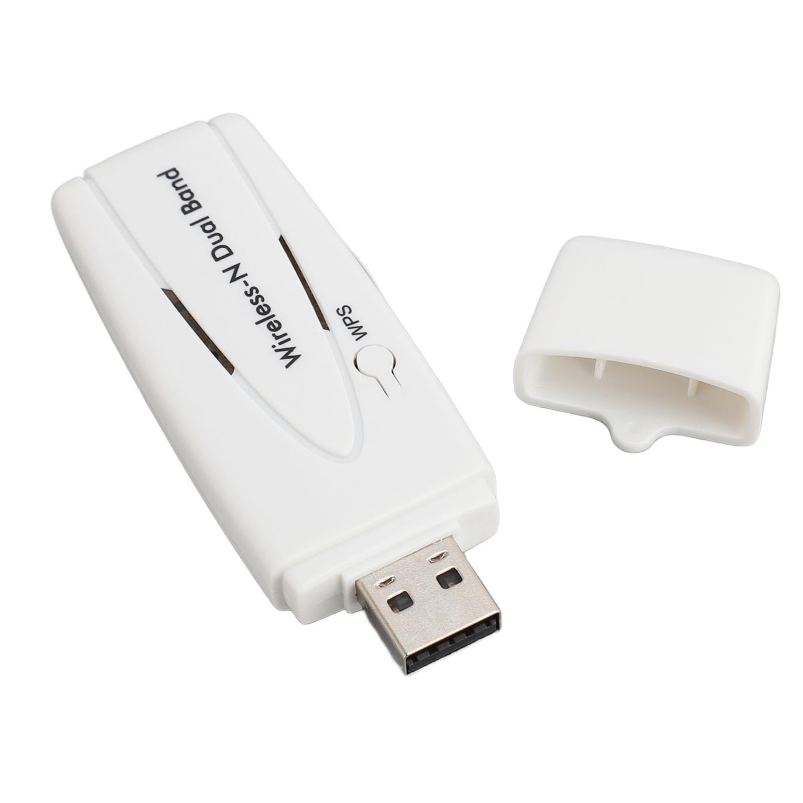 Adaptador Inalámbrico de Doble Banda, Adaptador LAN Inalámbrico de 300Mbps para Chipset Ralink RT3572 Adaptador WiFi USB 2,4G 5,8G de Doble Frecuencia