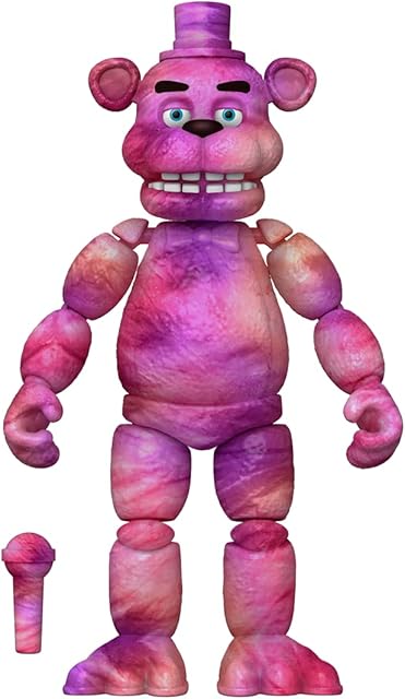 Funko Action Figure 5": Five Night's At Freddy's TieDye - Freddy, Multicolor, One Size (64219)