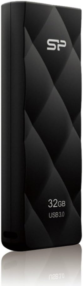 Silicon Power Blaze B20 32 GB Entry Level USB 3.0 Flash Drive Read/Write 55/15 MB/s (Black)