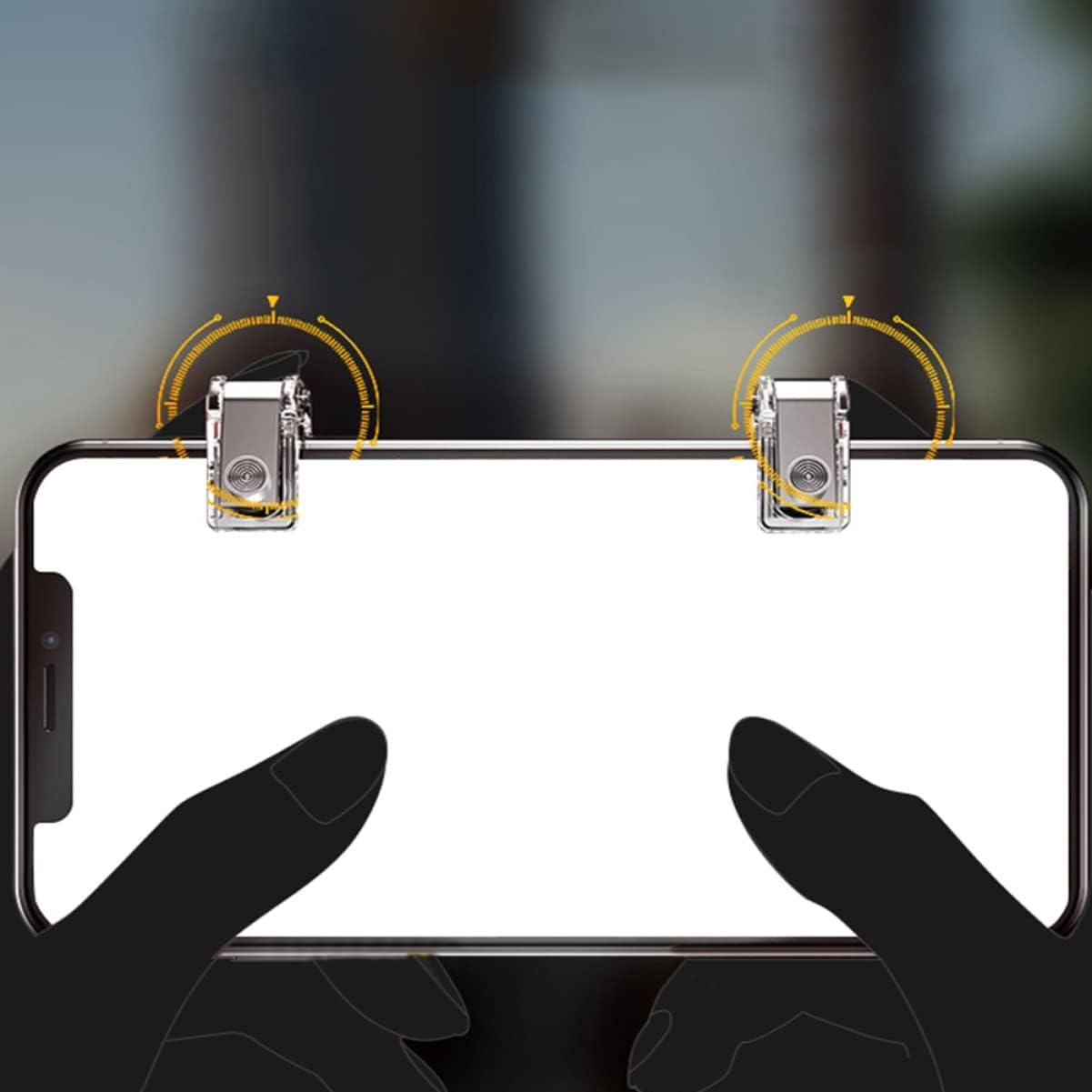 Holibanna Rs Gaming Controller Accessories Metal Gamepad Triggers Mobile Game Accessories for Comfortable Gameplay