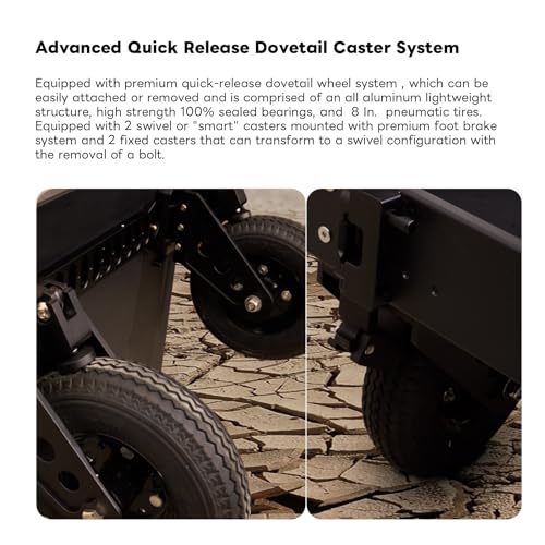 Image of Camera Cart for Video /Film /Lighting /Stage, Collapsible Professional Cinemech Video Production Cart with 360 Swivel Caster & Foot Brake (LBC-L-8)