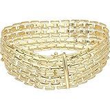 Glieder-Armband Luigi Merano Armband Glanz, Gold 333 Gold, 21 Cm 333 Gelbgold