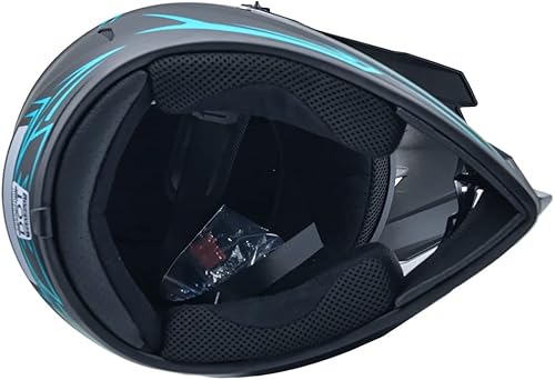 Miniatura 5 de Cascos de motocross para niños ATV todoterreno vehículo todoterreno de 4 ruedas con guante, DOT