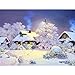 Produktbild AHCMYK DIY 5D Diamant Gemälde Kits für Erwachsene, 5D Diamant Painting Full Drill - Hütte Im Schnee, Stickerei Strass Kreuzstich Kunst Handwerksbedarf für Heimwand Deko 30x40cm