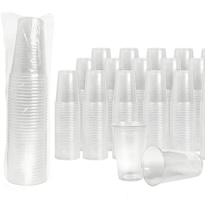 Envases y más y Más Vasos Plástico 220 ml Pack 1000 Unidades Irrompibles Reutilizables para Bebidas Frías y Calientes Vasos Desechables Resistentes para Fiestas Eventos Catering y Hostelería