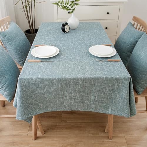 Nappe rectangulaire en coton et lin 60x60 cm pour table - 3