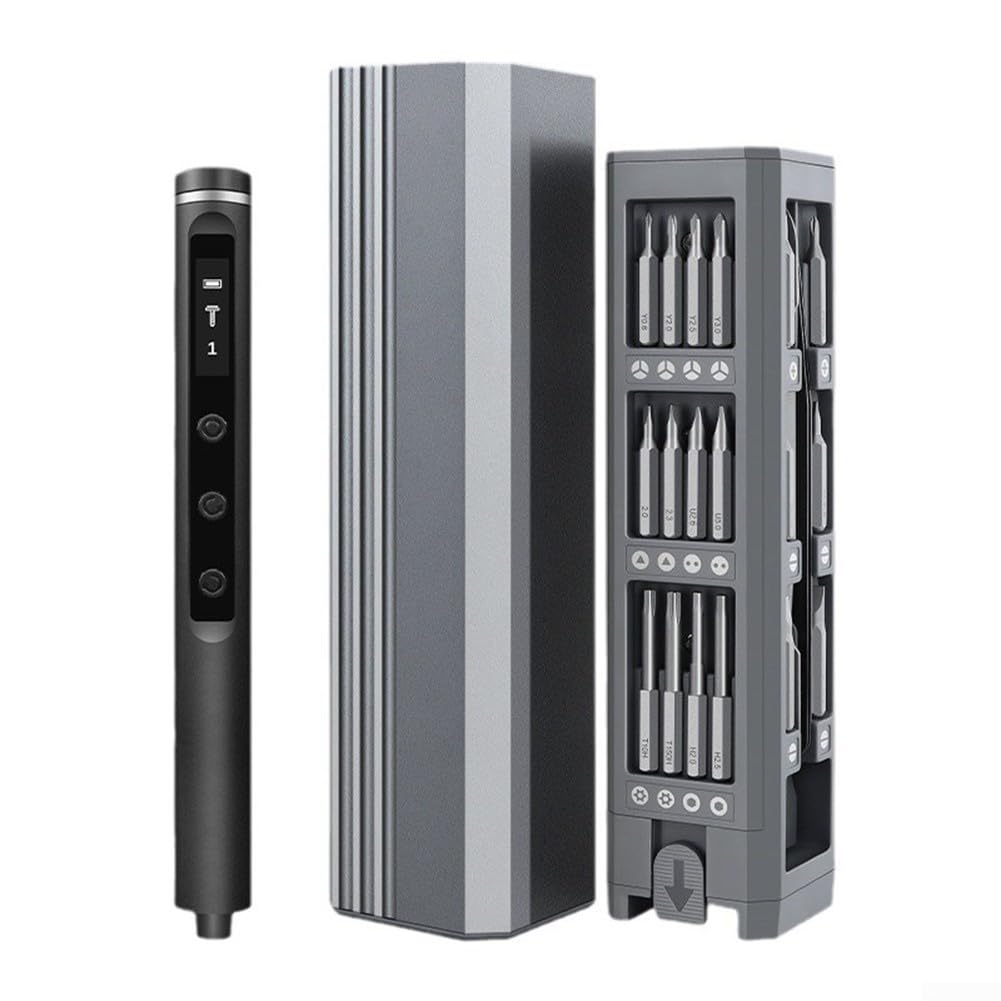 Juego de destornilladores magnéticos 45 en 1 con 42 puntas para reparación electrónica, compatible con teléfonos móviles, drones, cámaras, Game Conso