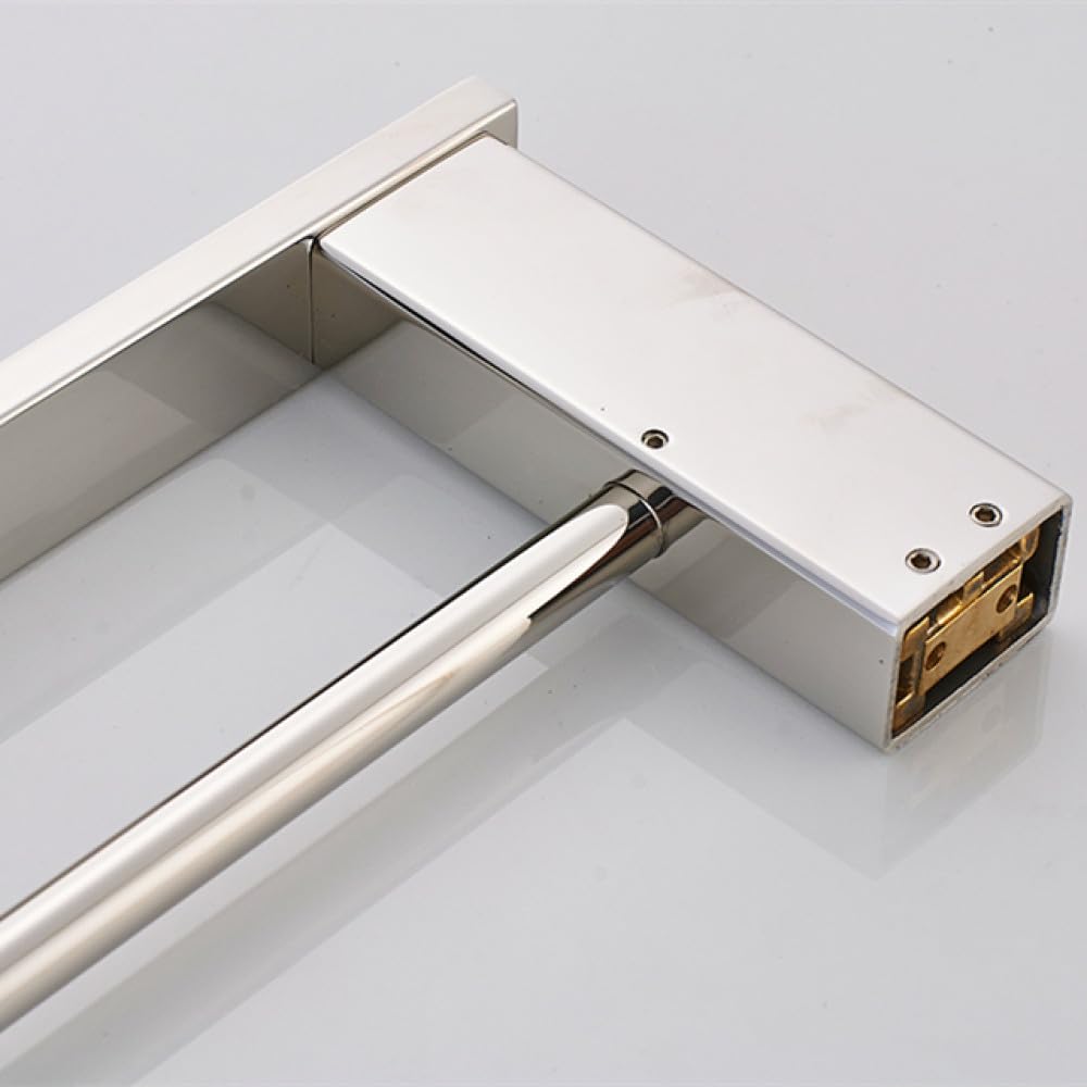 Set de Accesorios de baño, toallero Cromado, Barra, Gancho para Bata, pañuelo para estantería, Soporte para Cepillo de Dientes, Accesorios de baño