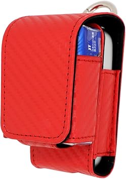 KAIDON PU Leather Case for Ploom X Advanced/X -Style H06-6 (Black)
