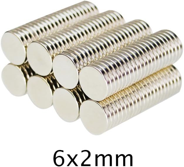50/100/150pcs 6x2 mm Mini Small circular 6mmx2mm Fridge Neodymium Dia 6x2mm Permanent 6 * 2mm magnet(500pcs)