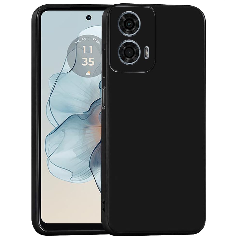 amazon basics Mobile Cover for Motorola Moto G24 4G / G24 Power 4G | Full Camera Protection | Premium Liquid Silicon Case | Flexible Bumper Case for Motorola Moto G24 4G / G24 Power 4G (Black) (B0D5WH8D91) Amazon Price History, Amazon Price Tracker