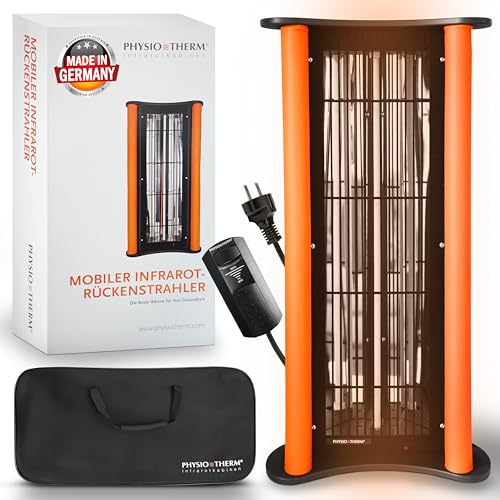 Preisvergleich Produktbild Physiotherm® Mobiler Infrarot Rückenstrahler Wärmestrahler zur Schmerzlinderung & Regeneration Tragbarer Infrarotstrahler für Muskelentspannung & Rückentherapie Maße: 69,5x34x14cm