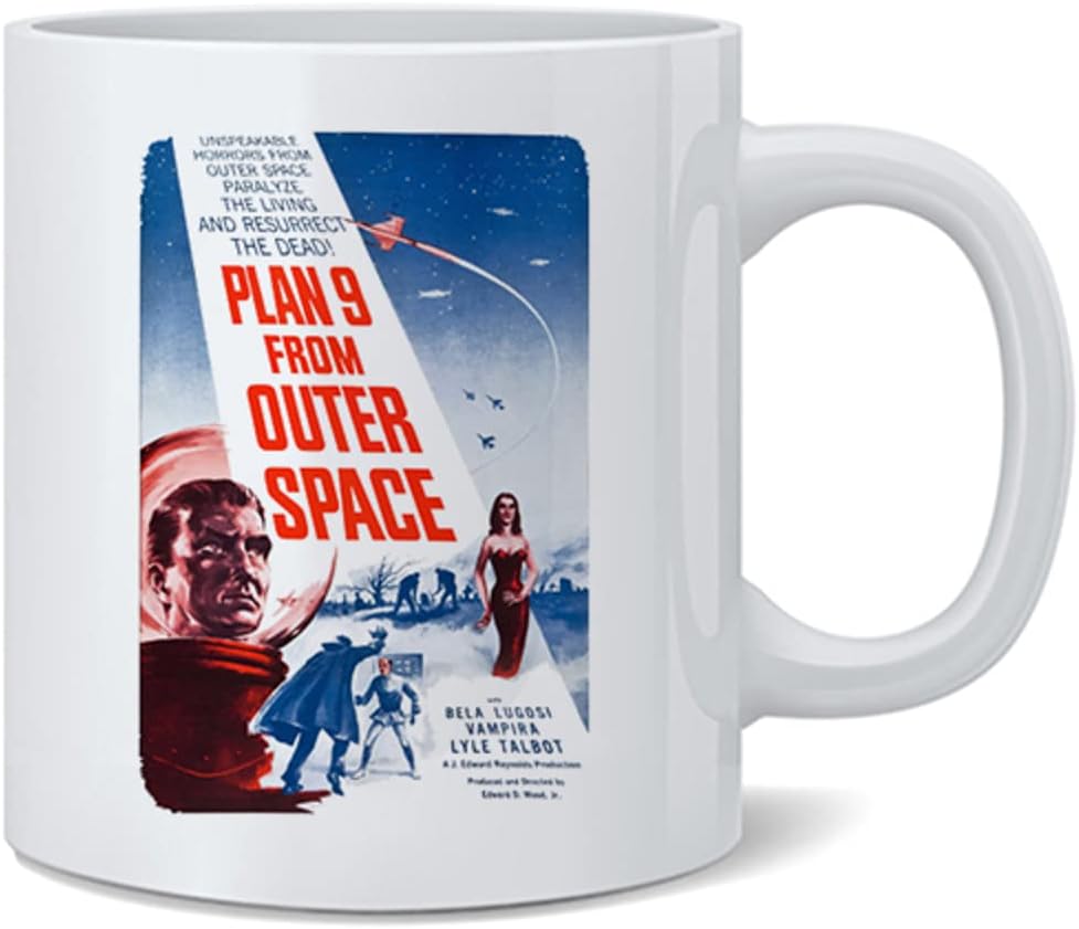Poster Foundry Plan 9 From Outer Space Ed Wood Horror Movie Mug 12oz