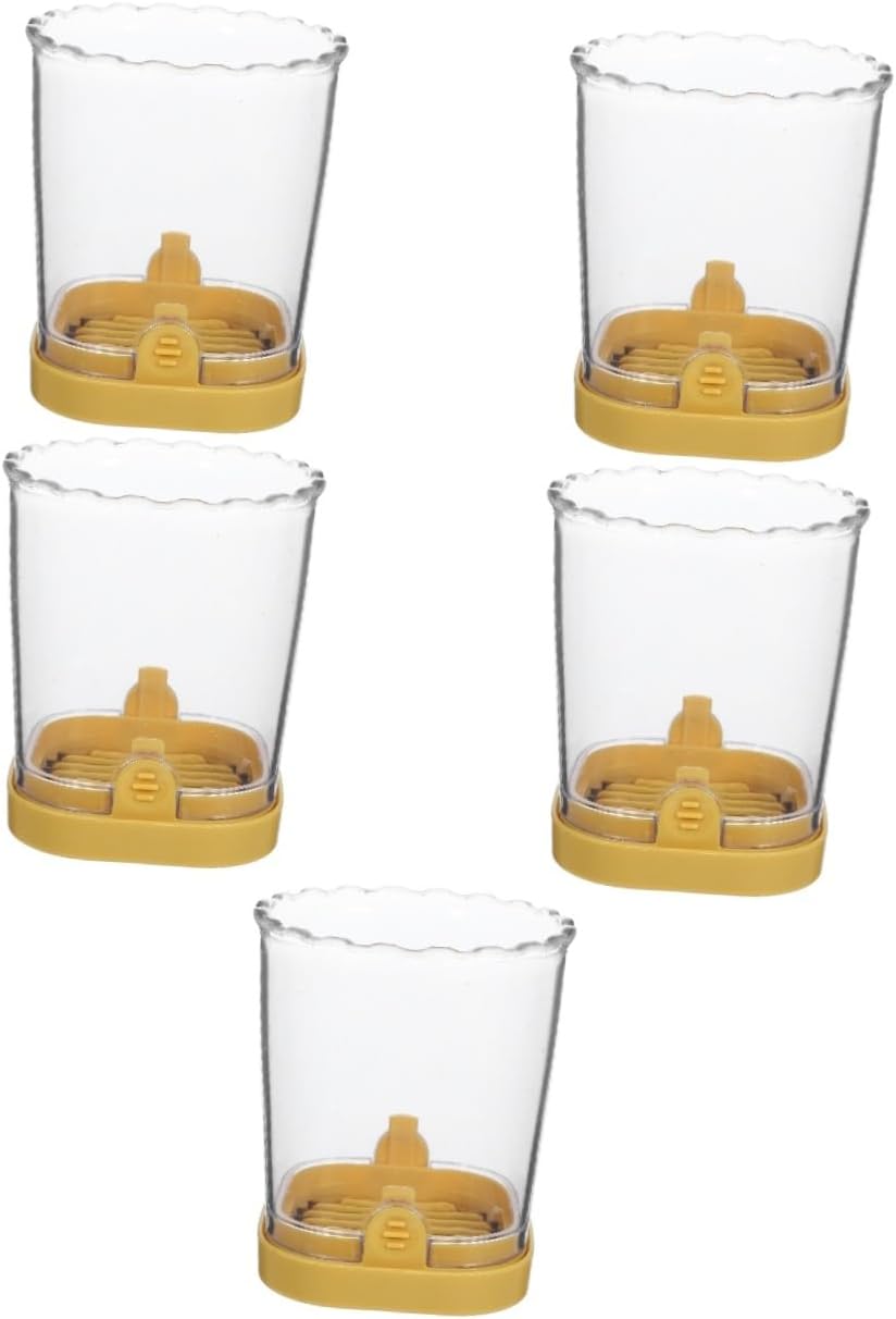 STOBAZA 5pcs Cup Slicer for Fruits and Vegetables Ergonomic Stainless Steel Cutter for Easy Slicing of Strawberries Bananas and More Kitchen Gadget for Effortless Food Preparation