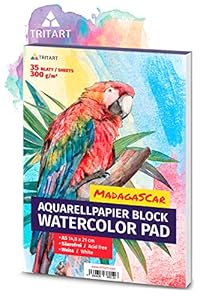 Tritart 35 Blatt Aquarellpapier A5 Block