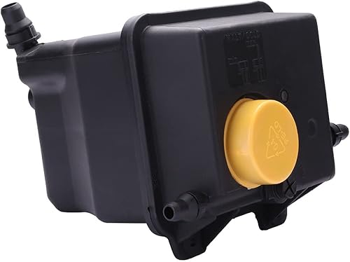 NOTUDE Depósito de refrigerante con tapa y sensor, tanque de desbordamiento del radiador de plástico Reemplazar 17137501959 Compatible con 2004-2006