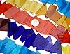 Lanyani Transparent Cathedral Stained Glass Pieces Sheets, Glass Mosaic Tiles Supplies for Crafts, Irregular Shape and Mixed Colors, 2.2 Pound Value Pack #2