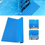 Scaletta per piscina con finitura antiscivolo e imbottitura protettiva, in PVC per la sicurezza e per estendere l'uso della scala (90 x 60 cm)