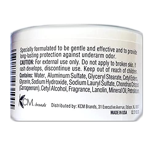 Tussy Anti-Perspirant Deodorant Cream Powder Fresh Scent 1.7 Oz (Pack Of 3) Plus 3 My Outlet Mall Resealable Portable Storage Pouches #TOP7